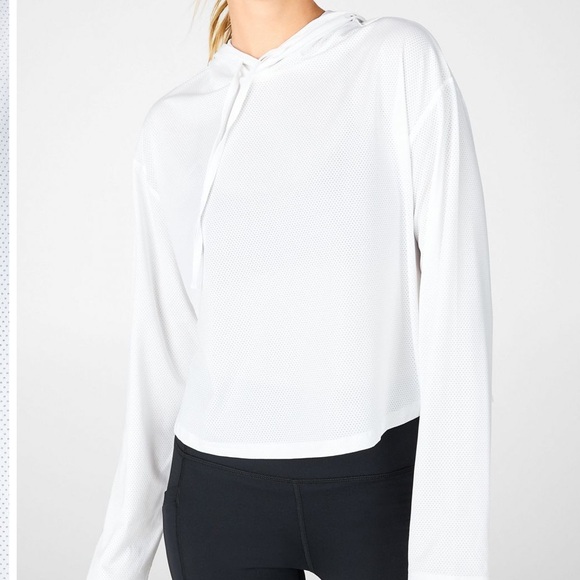 Fabletics Tops - Fabletics KAIA CROPPED HOODIE